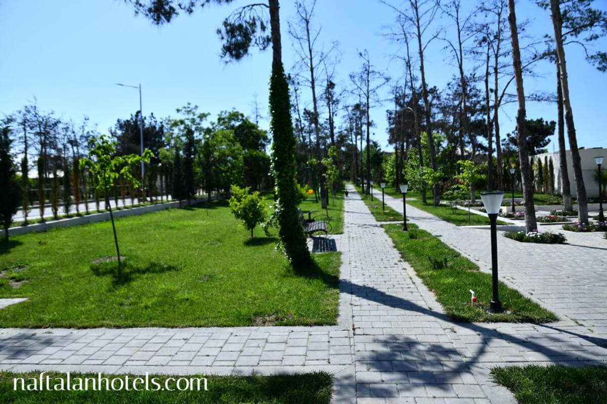 Park Naftalan Sanatorium Sanatoriya Санаторий Парк Нафталан