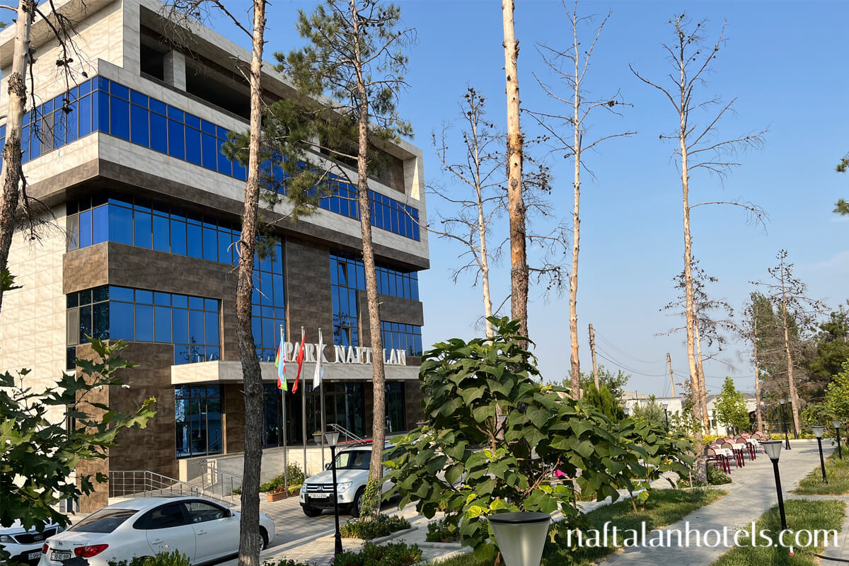 Park Naftalan Sanatorium Sanatoriya Санаторий Парк Нафталан