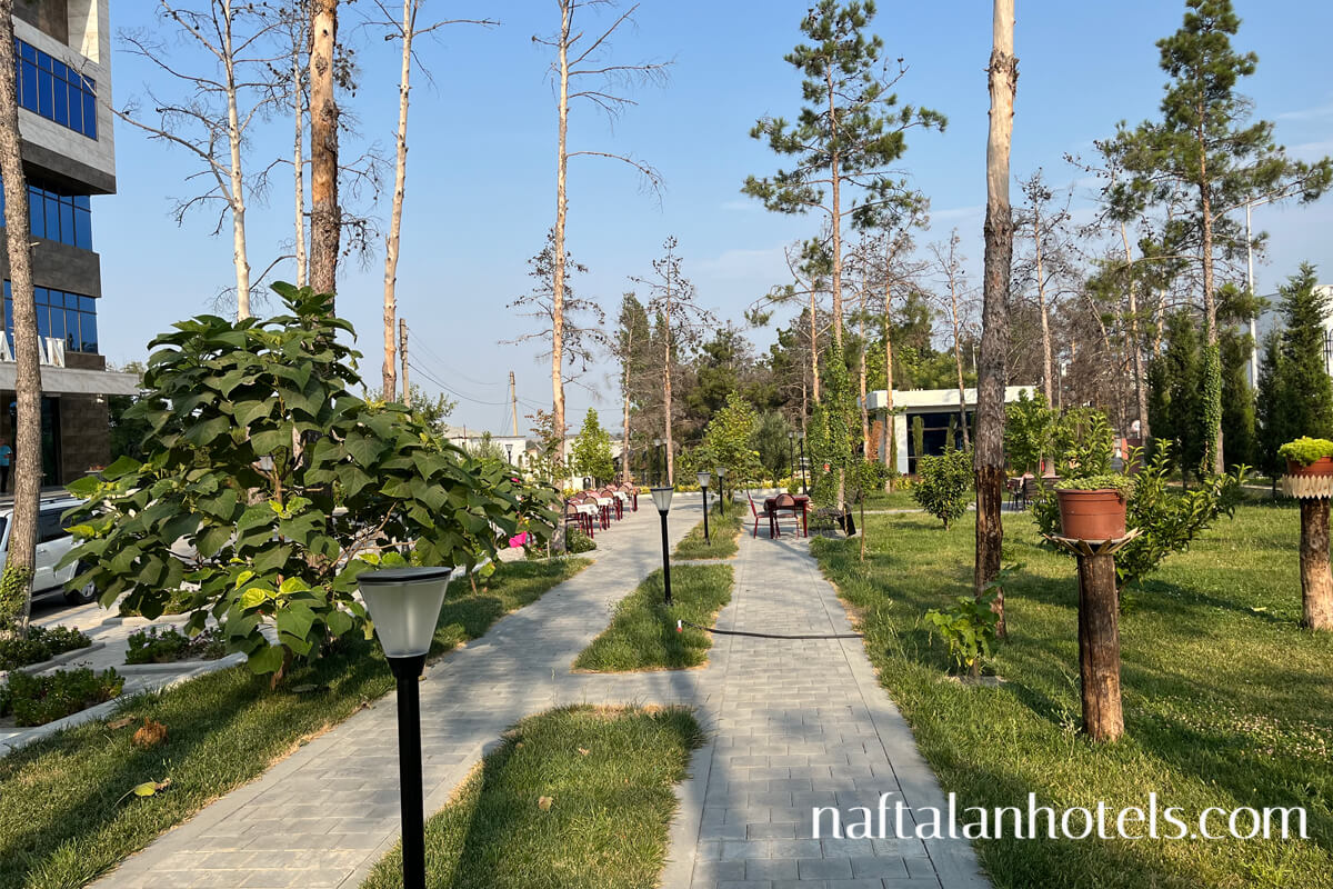 Park Naftalan Sanatorium Sanatoriya Санаторий Парк Нафталан