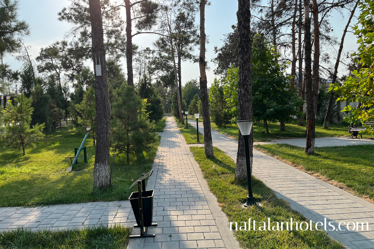 Park Naftalan Sanatorium Sanatoriya Санаторий Парк Нафталан
